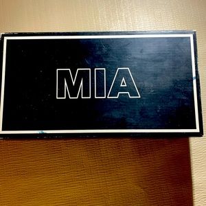 MIA Rock Candy Fuschia Fabric with Rhine Stone Heels shoes US Sz 6.5 -9